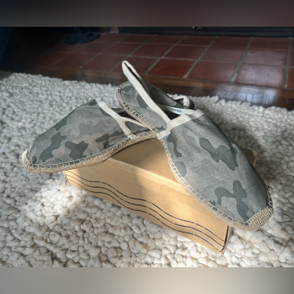 Mens Soludos Espadrilles-in Camo- a Summer essential size 12